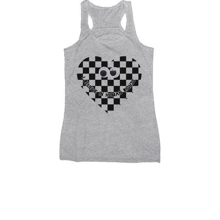 Humans Right Tank ????, a Athletic Heather Women's Racerback