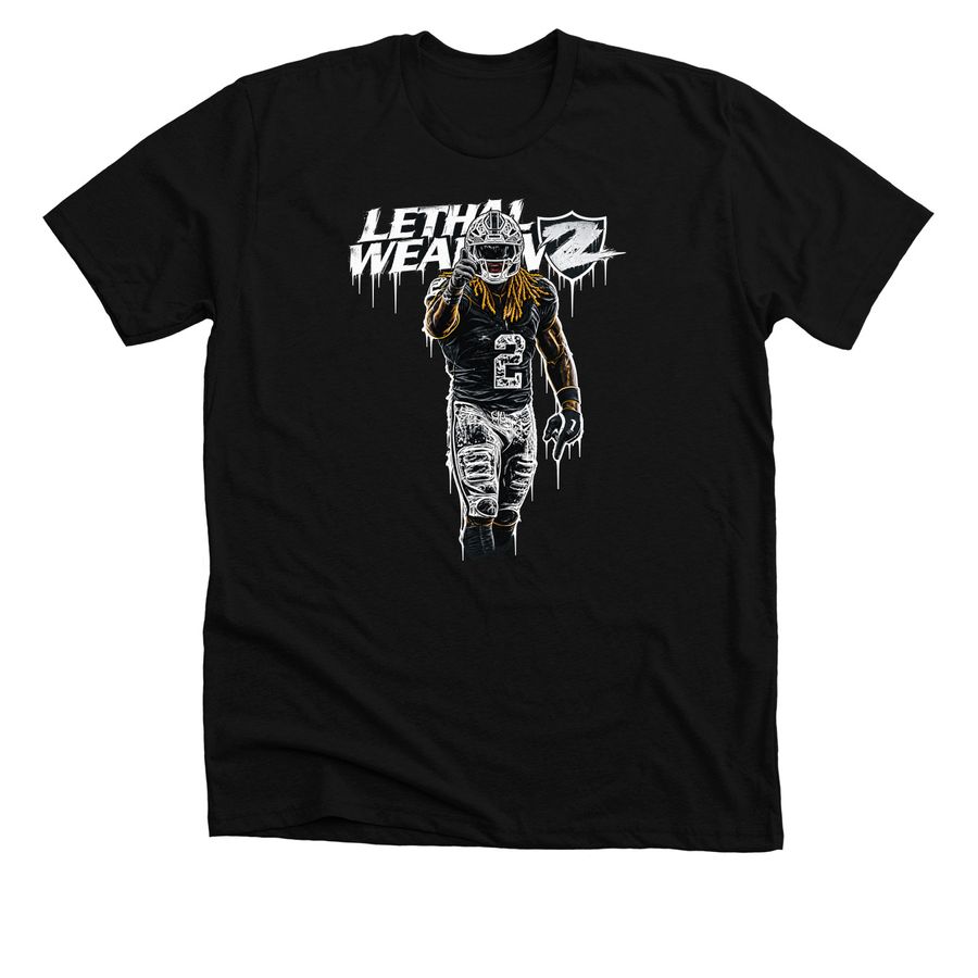 Lethal Weapon 2 Ashton Jeanty Las Vegas Raide, a Solid Black Blend Premium Unisex Tee