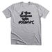 I Love Someone with MED13L - Cursive, a Athletic Heather Premium Unisex Tee