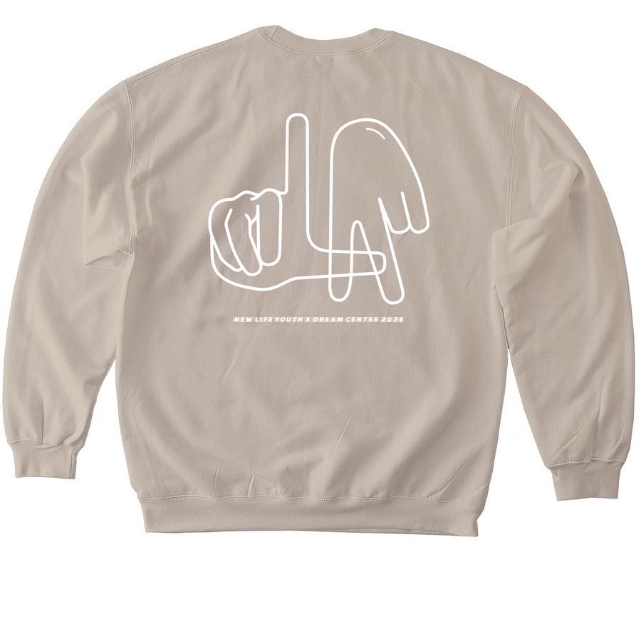 Dream Center Youth Mission Fundraiser, a Sand Softstyle Crewneck Sweatshirt
