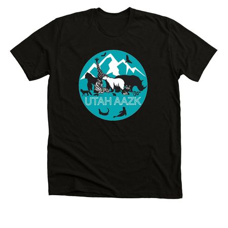 AAZK&nbsp;, a Black Heather Premium Unisex Tee