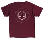 Undergraduate Law Review, a Maroon Classic Unisex Tee (back-view)