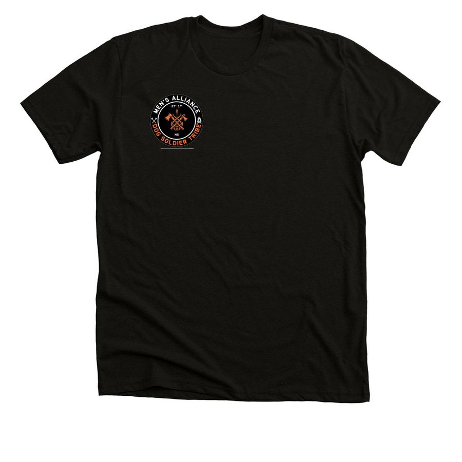Usher MENS ALLIANCE&nbsp;, a Solid Black Blend Premium Unisex Tee