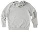 Think Outside The Trash, a Cool Heather Grey Stanley/Stella Unisex Cruiser 2.0 Pullover Hoodie (back-view)