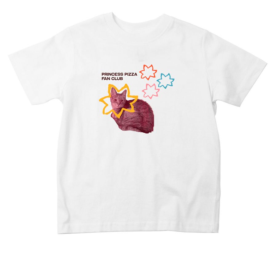 Princess Pizza Fan Club (Toddler), a White Toddler Tee