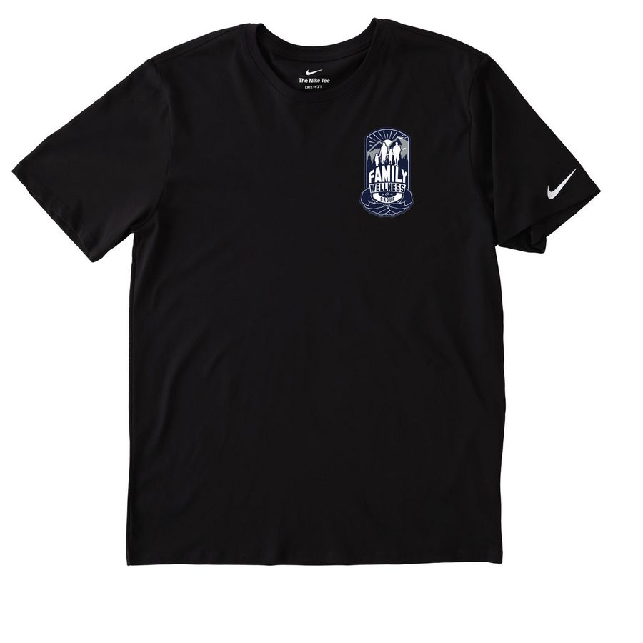 FWG Bonfire Campaign, a Black Nike Dri-FIT Jersey Blend Performance Tee