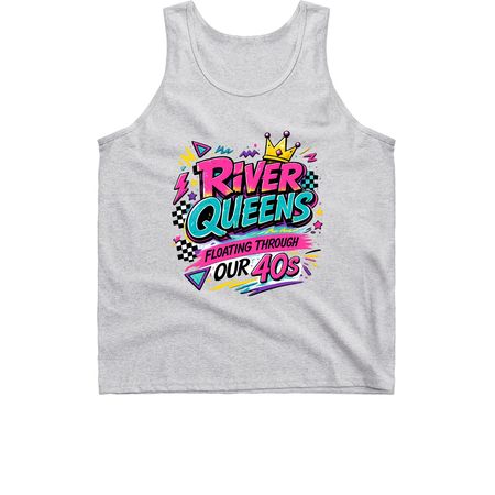 RIVER QUEENS 40'S - Cougar Puberty w/ dates, a Sport Grey Classic Unisex Tank Top