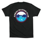 JSC, a Vintage Black Premium Cotton Tee (back-view)