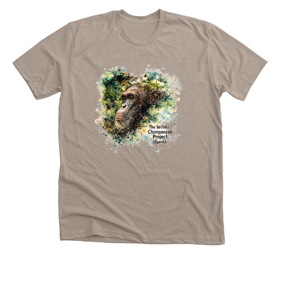 World Chimpanzee Day, a Heather Stone Premium Unisex Tee