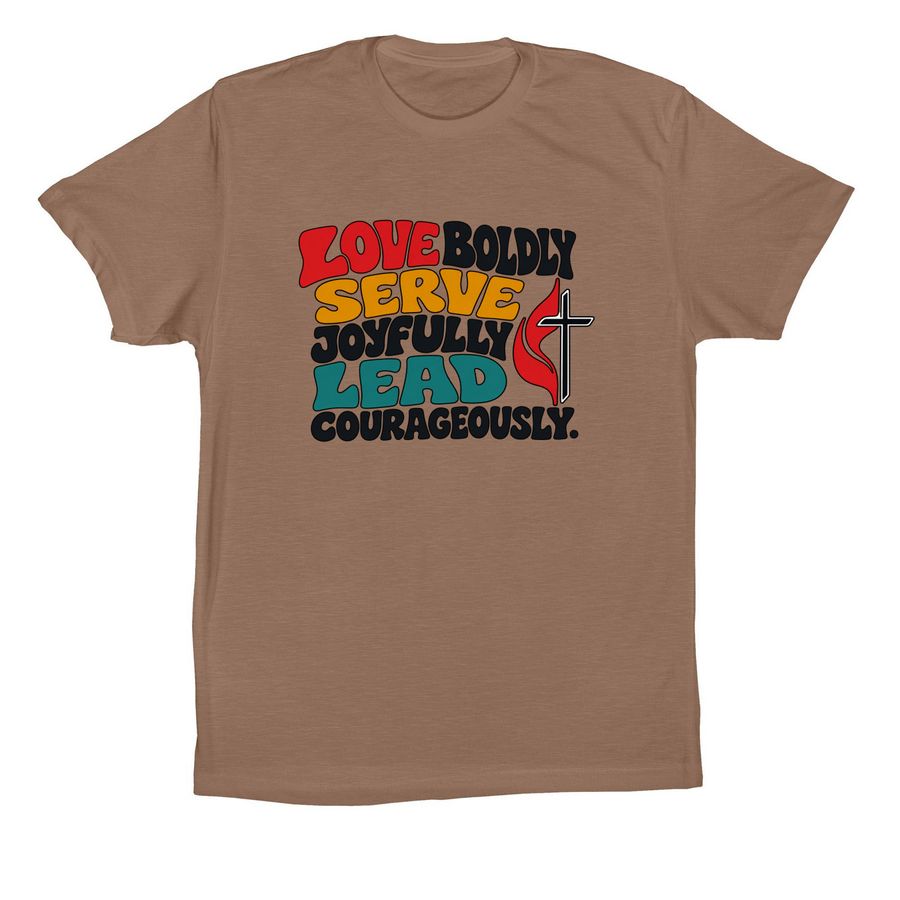 Mission Trip: UMC Tee, a Vintage Brown Premium Cotton Tee