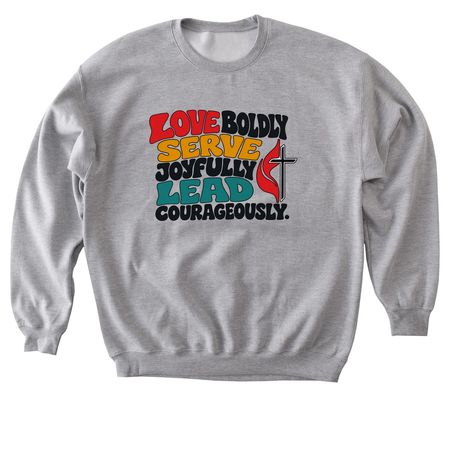 Mission Trip: UMC Tee, a Sport Grey Softstyle Crewneck Sweatshirt