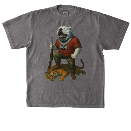 STRIPE STALKER, a Cement Heavyweight Garment Dye Tee