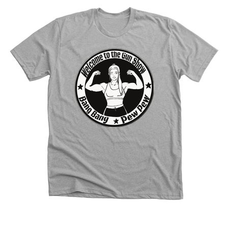 Gun Show, a Athletic Heather Premium Unisex Tee