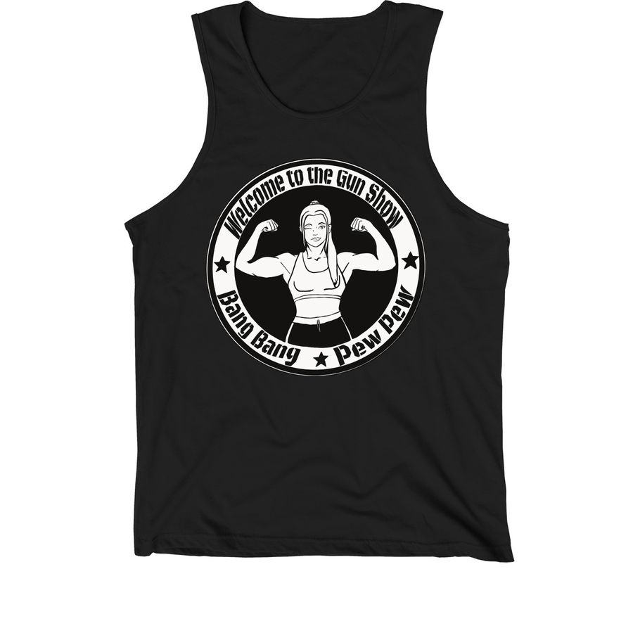 Gun Show, a Black Premium Cotton Tank