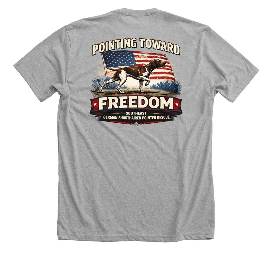 2026 SEGSP Rescue Fundraiser, a Athletic Heather Premium Unisex Tee (back-view)