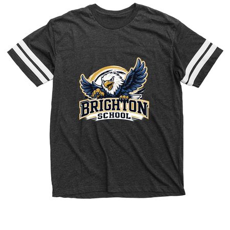 Eagle Spirt Shirts (Neutral), a Vintage Smoke / White Football Jersey Tee