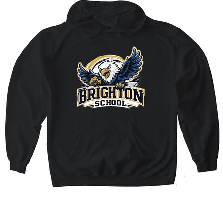 Eagle Spirt Shirts (Neutral), a Black Gildan Softstyle Pullover Hoodie
