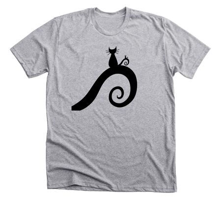Fractal Kitty, a Athletic Heather Premium Unisex Tee