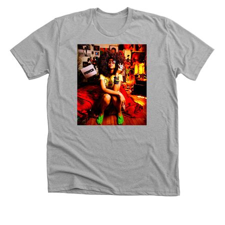 Funky Baduism, a Athletic Heather Premium Unisex Tee