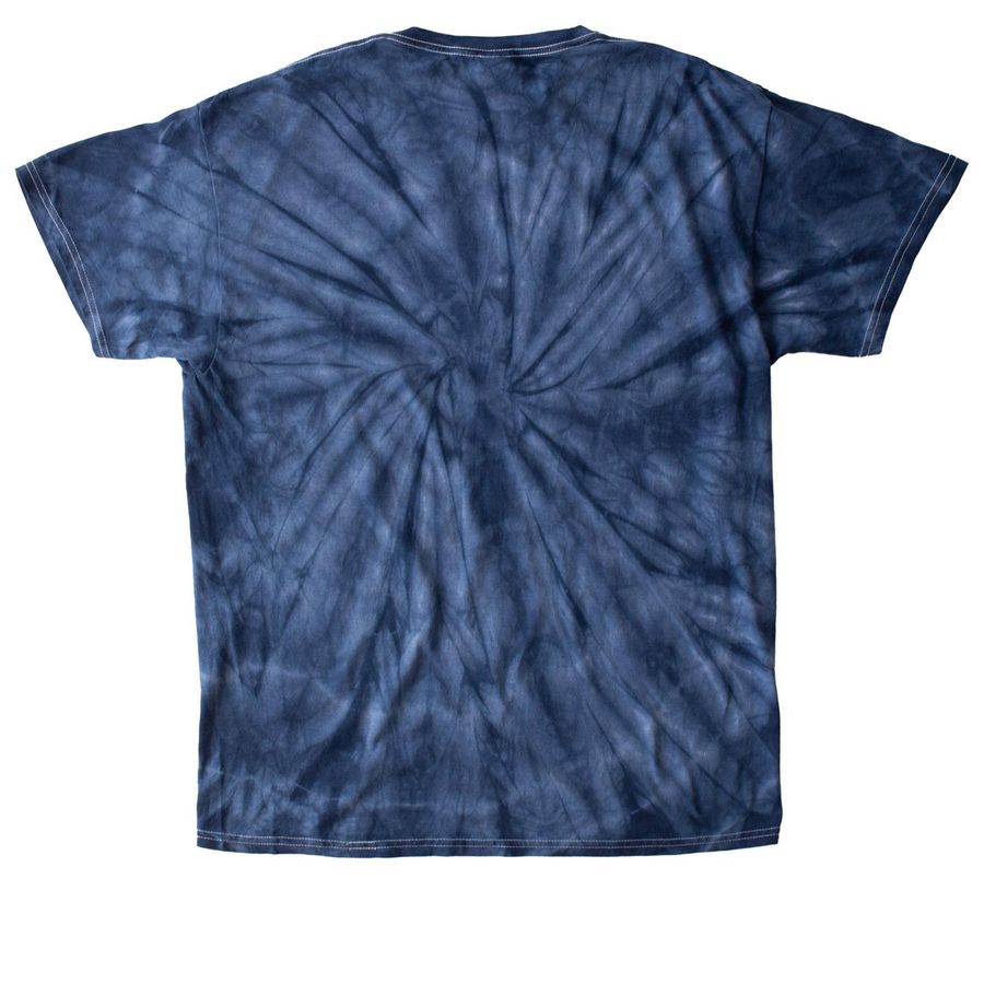 Valley Humane Tie-Dye Tees, a Navy Classic Tie Dye Tee (back-view)