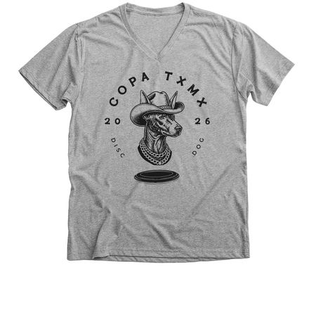 2026 COPA TxMx, a Athletic Heather Premium V-Neck Tee