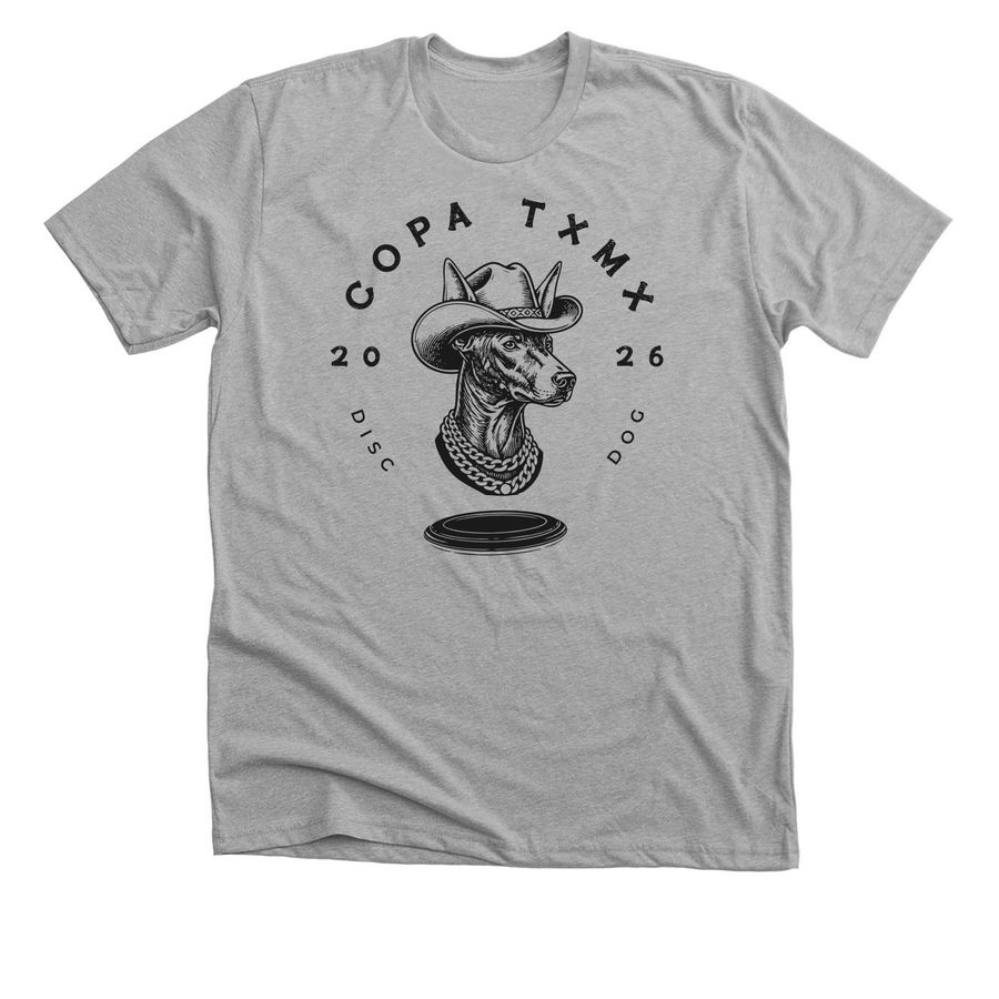 2026 COPA TxMx, a Athletic Heather Premium Unisex Tee