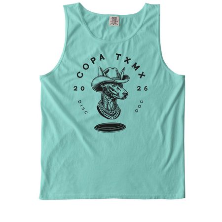 2026 COPA TxMx, a Chalky Mint Comfort Colors Tank Top