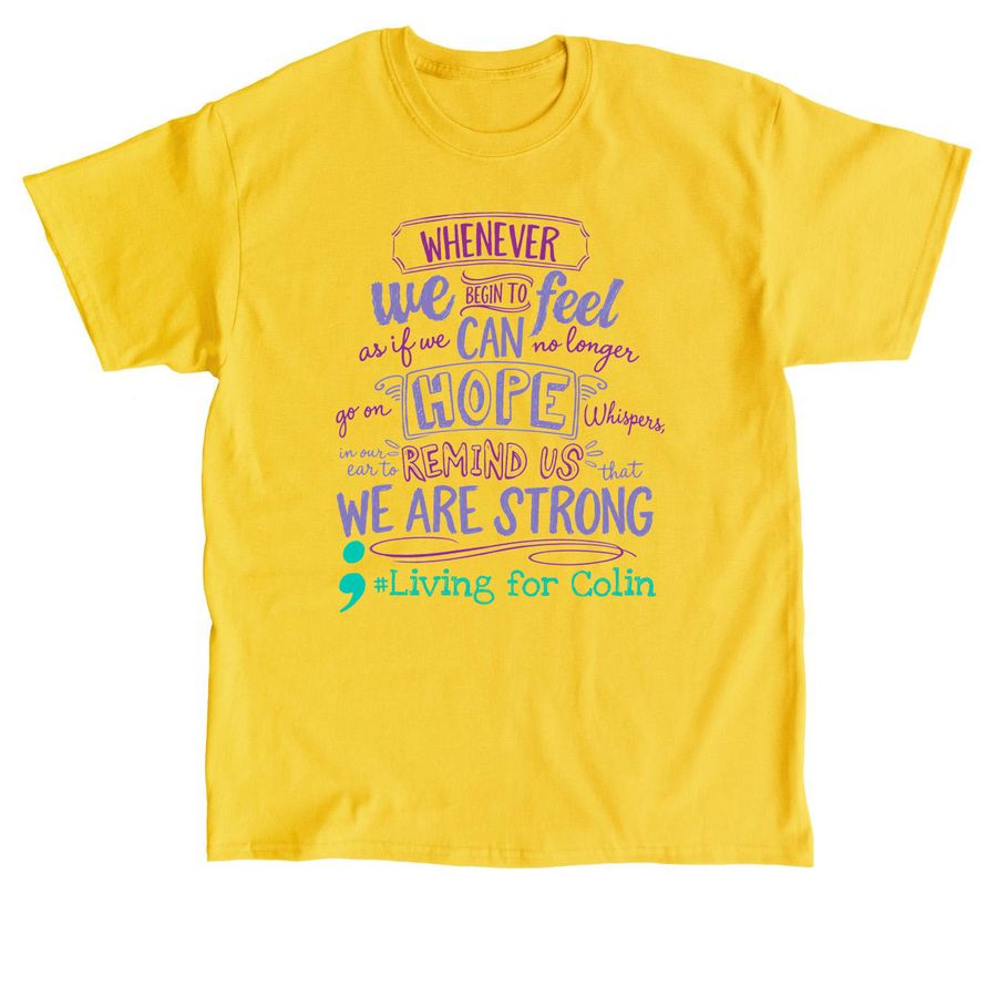 2026 Team Living for Colin, a Daisy Classic Unisex Tee