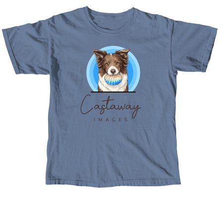 Shirts & Hoodies (Brown Text), a Blue Jean Comfort Colors Unisex Tee