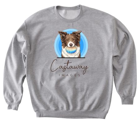 Shirts & Hoodies (Brown Text), a Sport Grey Softstyle Crewneck Sweatshirt