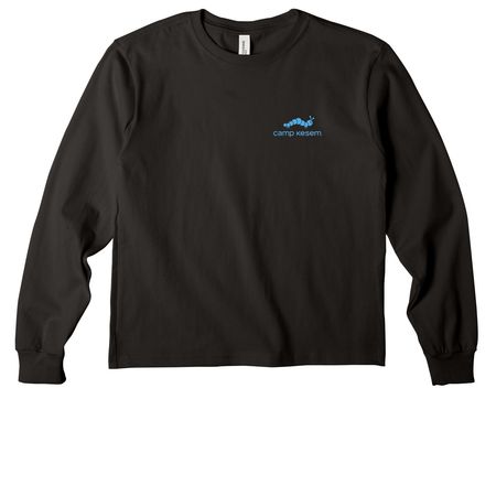 Camp Kesem Summit Merch&nbsp;, a Black Youth Heavyweight Long Sleeve Tee
