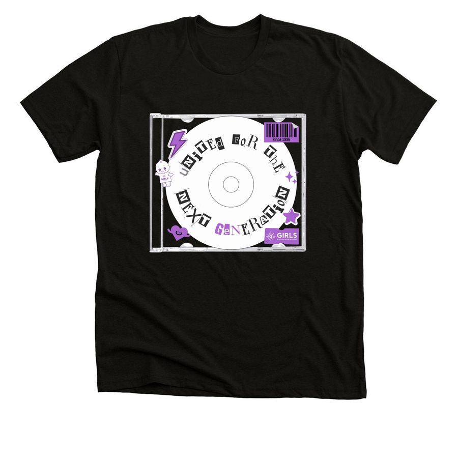 United for the Next GEN CD, a Black Heather Premium Unisex Tee