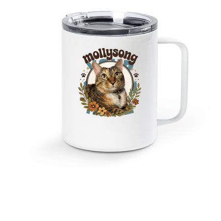 Designs&nbsp;, a White Stainless Steel Travel Mug