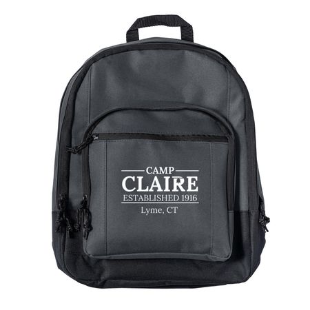 Camp Claire Backpack, a Dark Charcoal Everyday Backpack