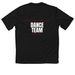 URDT "EST" logo, a Black Classic Performance Tee (back-view)