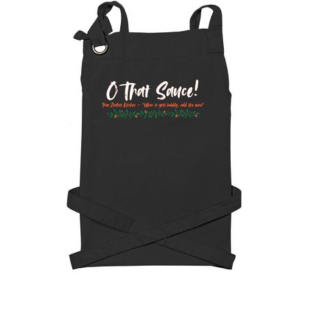 True Zealots Kitchen Apron, a Black Cotton Canvas Pocket Apron