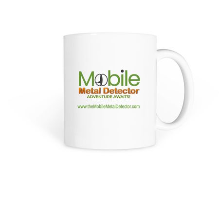 Mobile Metal Detector Mug, a White Coffee Mug
