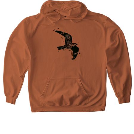 Soaring High | Artist-In-Residence Series, a Texas Orange Softstyle Pullover Hoodie