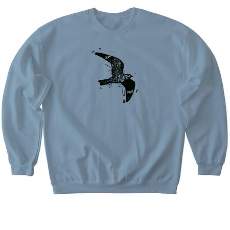 Soaring High | Artist-In-Residence Series, a Stone Blue Softstyle Crewneck Sweatshirt