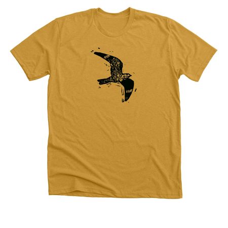 Soaring High | Artist-In-Residence Series, a Heather Mustard Premium Unisex Tee