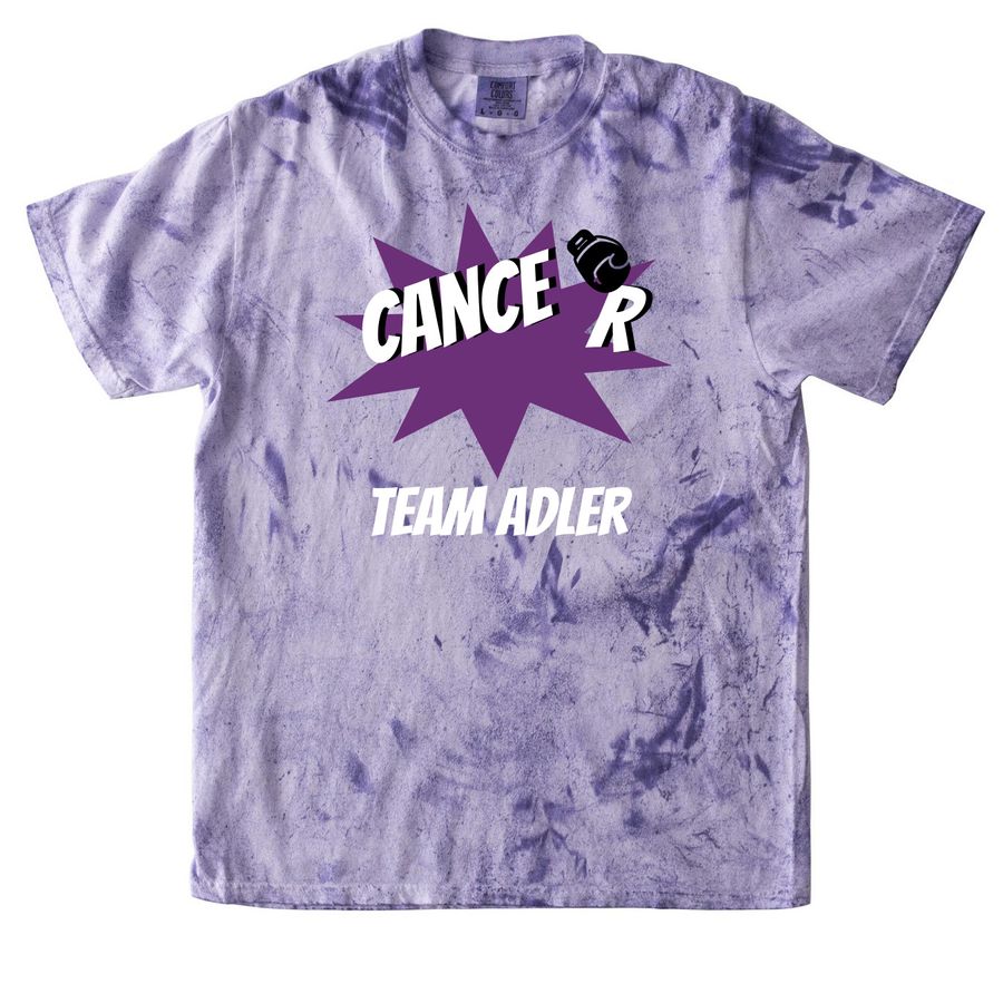Support Adler Chubb, a Amethyst Comfort Colors Colorblast Tee