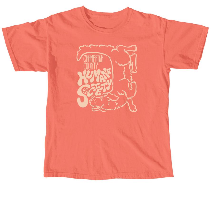 Dog Lover's Summer 2026 Exclusive, a Neon Red Orange Comfort Colors Unisex Tee