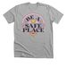 Be a safe place, a Athletic Heather Premium Unisex Tee