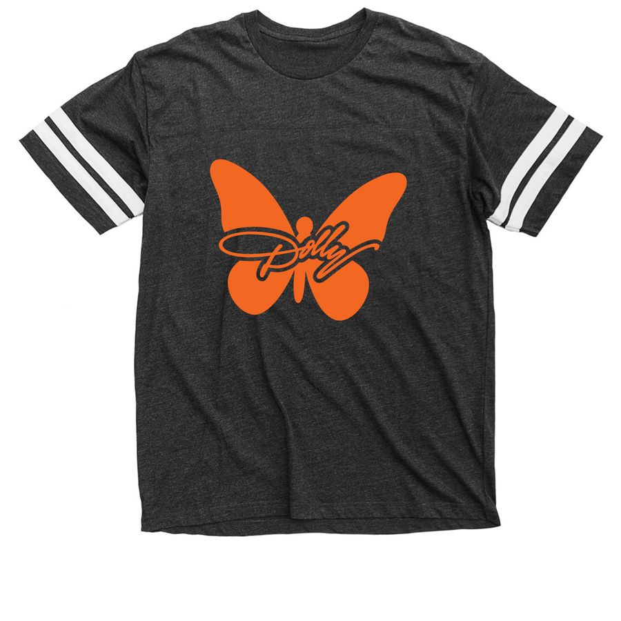 Tennessee Football Dolly Parton Shirt, a Vintage Smoke / White Football Jersey Tee