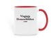 Virginia Is for Homeschoolers, a Red Two-Tone Ceramic Mug