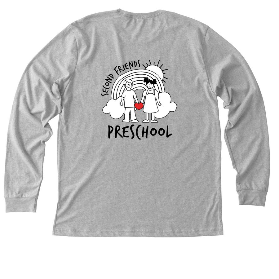 Classic B&W&nbsp;, a Athletic Heather Premium Long Sleeve Tee
