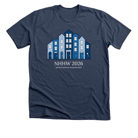 NHHW 2026 Supporter Tee, a Heather Navy Premium Unisex Tee