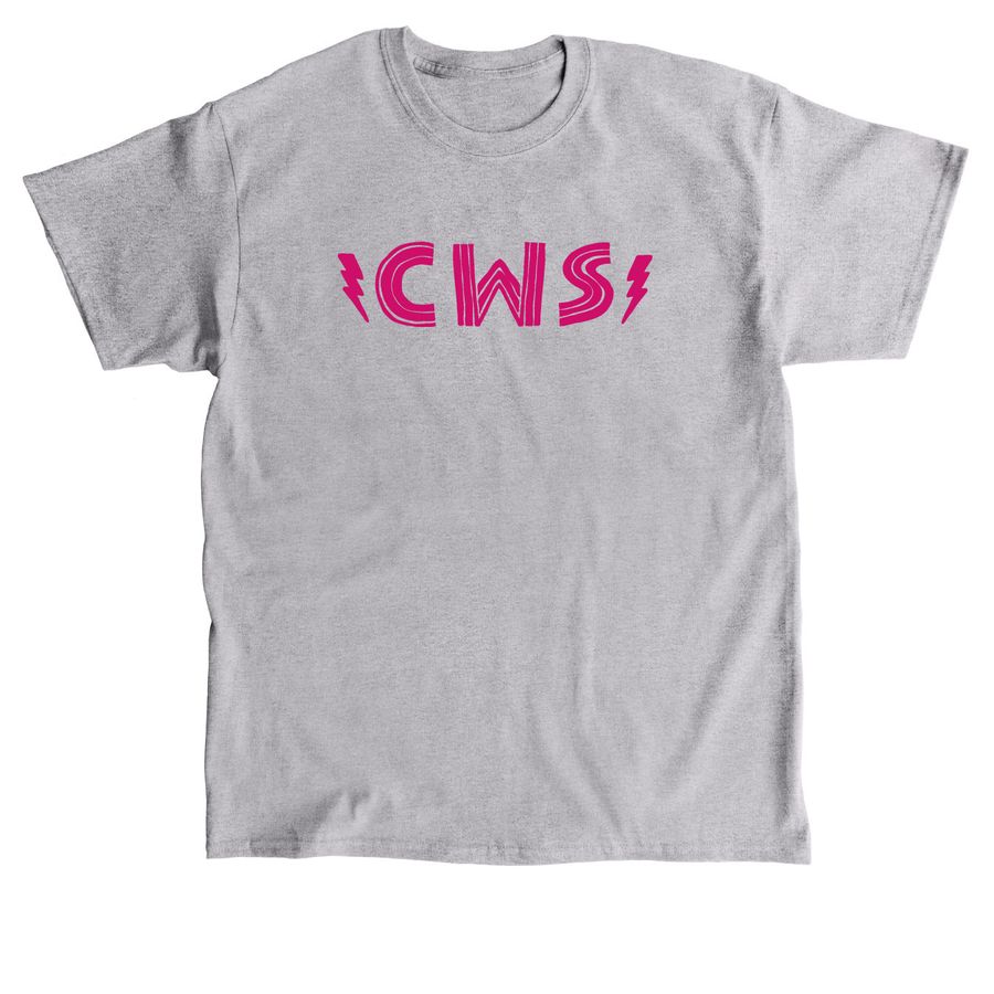 CWS??Lightening Bolt ???PINK edition, a Sport Grey Classic Unisex Tee