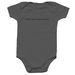 Childhood Cancer Onesie, a Charcoal Infant Onesie