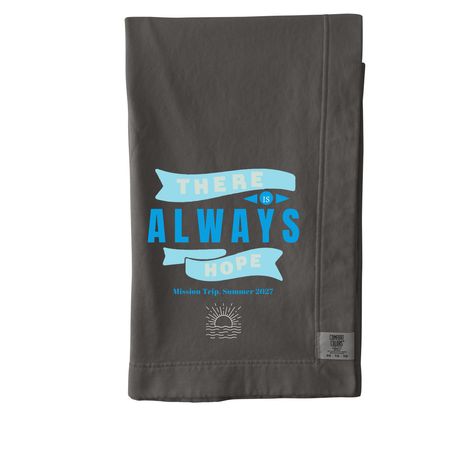 Mission Trip 2027, a Pepper Comfort Colors Blanket